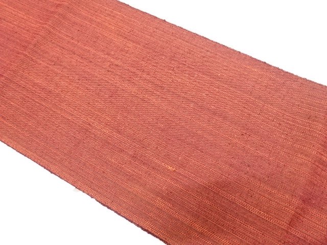 JAPANESE KIMONO / NAGOYA OBI / TSUMUGI / WOVEN PATTERN 